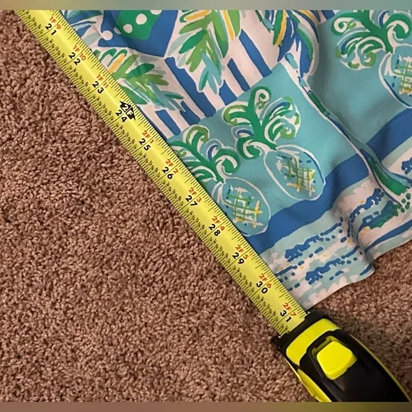 EUC Lilly Pulitzer Bal-Harbour Whisper Blue Mid-Rise Wide Leg Palazzo Pants - Picture 12 of 15